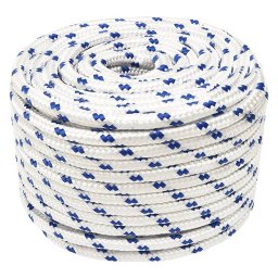 vidaXL Boot touw 14 mm 25 m polypropyleen wit