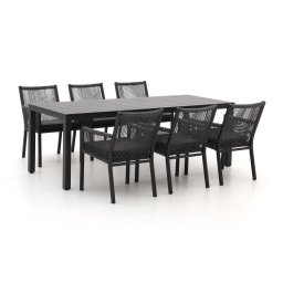 + 15% kassakorting | Manifesto Rivola/Menzano 220cm dining tuinset 7-delig - Laagste prijsgarantie!