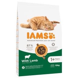 2x10kg Iams Cat Adult met Lam Kattenvoer