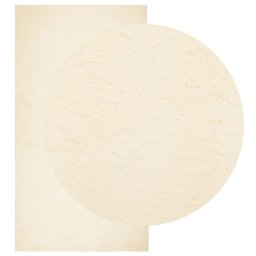 vidaXL Vloerkleed HUARTE laagpolig zacht wasbaar 60x110 cm crème