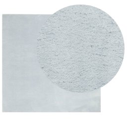 vidaXL Vloerkleed HUARTE laagpolig zacht wasbaar 160x160 cm blauw