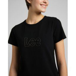 LEE Slim Cropped - Maat XS - Black Dames T-shirt