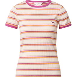 Lee Dames Stripe Tee shirt - Maat S - Golden Beam Gemengde Kleuren