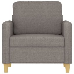 vidaXL Fauteuil 60 cm stof taupe