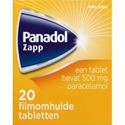 Panadol Zapp 500 mg Filmomhulde Tabletten