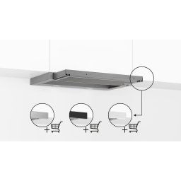 Bosch DFL064A52 Afzuigkap vlakscherm Grijs