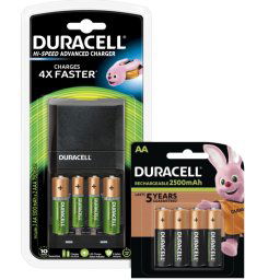 Duracell Hi-Speed batterijlader AA - AAA + Ultra AA-batterijen 4 stuks