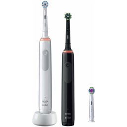 Oral B PRO 3 3900 Duo Tandenborstel Zwart