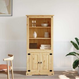 vidaXL Wandkast Mexicaans grenenhout Corona-stijl 80x40x170 cm