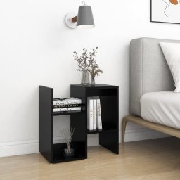 vidaXL Nachtkastjes 2 st 50x30x51,5 cm bewerkt hout zwart