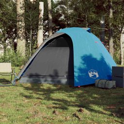 vidaXL Koepeltent 4-persoons waterdicht blauw