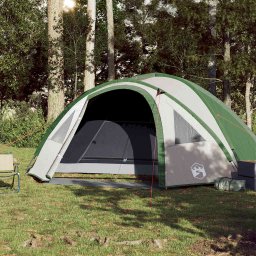 vidaXL Koepeltent 4-persoons waterdicht groen