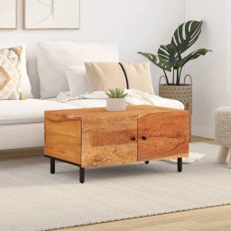 vidaXL Salontafel 80x50x40 cm massief acaciahout