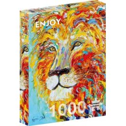 Colorful Lion Puzzel (1000 stukjes)
