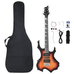 vidaXL Gitaar voor beginners elektrisch met tas 4/4 39" zwart