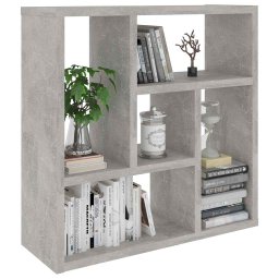 vidaXL Wandschap 45x16x45 cm bewerkt hout betongrijs