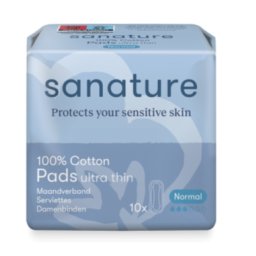 Sanature 100% Katoenen Maandverband Ultra Dun
