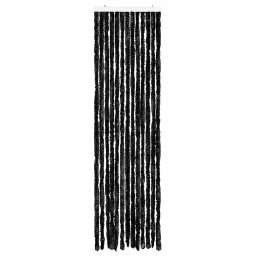 vidaXL Vliegengordijn 56x185 cm chenille antraciet