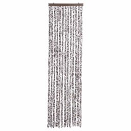 vidaXL Vliegengordijn 56x200 cm chenille bruin en beige