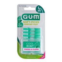 GUM Soft Picks Comfort Flex Cool Mint Large