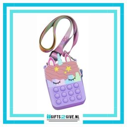 Fidget Tas Unicorn Lila