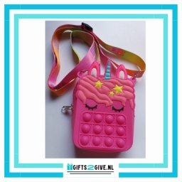 Fidget Tas Unicorn Pink