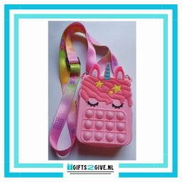 Fidget Tas Unicorn Roze