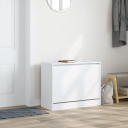 vidaXL Schoenenkast 80x34x63 cm bewerkt hout wit