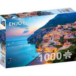 Positano at Dusk, Italy Puzzel (1000 stukjes)