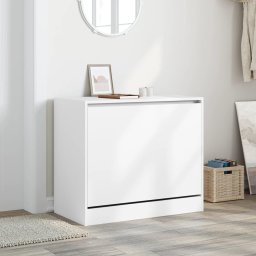 vidaXL Schoenenkast 80x42x69 cm bewerkt hout wit