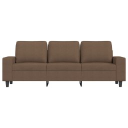 vidaXL Driezitsbank 180 cm stof bruin