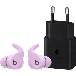 Beats Fit Pro Paars + Samsung Oplader 15W