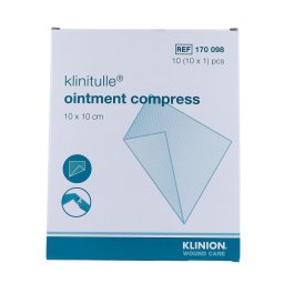 Klinion Klinutelle Zalfkompres 10x10cm