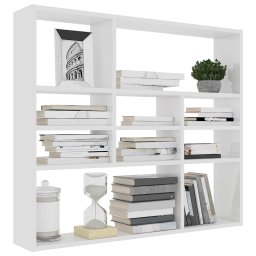 vidaXL Wandschap 90x16x78 cm bewerkt hout wit
