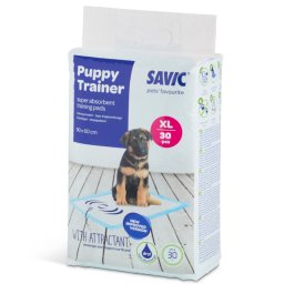 - XL: L 90 x B 60 cm, 30 Stuks - Savic Puppy Trainer Pads