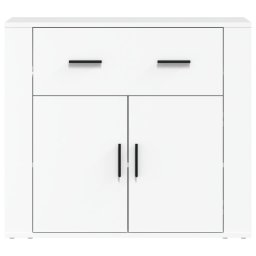 vidaXL Dressoir 80x33x70 cm bewerkt hout wit
