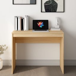 vidaXL Bureau 90x40x72 cm bewerkt hout sonoma eikenkleurig