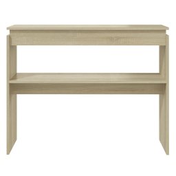 vidaXL Wandtafel 102x30x80 cm bewerkt hout sonoma eikenkleurig