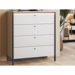 Commode GRIZOU 4 lades grijs