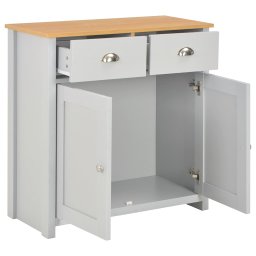 vidaXL Dressoir 79x35x81 cm grijs