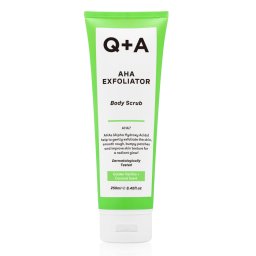 Q+A AHA Exfoliator Body Scrub Vanilla Coconut