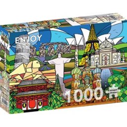 World Landmarks Puzzel (1000 stukjes)