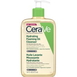 CeraVe Hydrating Foaming Oil Cleanser - voor normale tot (zeer) droge huid - voor gezicht en lichaam