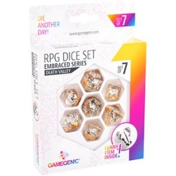 RPG Dice Set- Embraced Series Death Valley (7 stuks)
