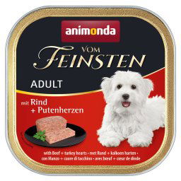 6x150g Graanvrij Rund & Kalkoenhart animonda Vom Feinsten Hondenvoer