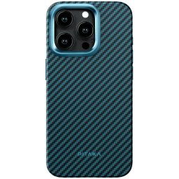 Pitaka MagEZ Pro 4 MagSafe iPhone 15 Pro Max Hoesje 1500D Blauw