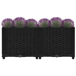 vidaXL Verhoogd bed 80x40x38 cm polypropyleen
