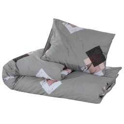 vidaXL Dekbedovertrekset 200x200 cm katoen meerkleurig