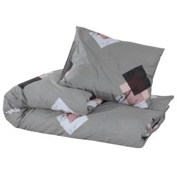 vidaXL Dekbedovertrekset 200x200 cm katoen meerkleurig