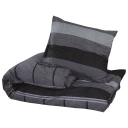 vidaXL Dekbedovertrekset 225x220 cm katoen donkergrijs